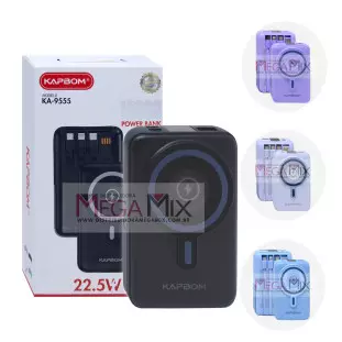 Carregador Portátil Powerbank Indução 10.000mAh KA-9555 - Kapbom