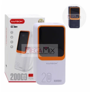 Carregador Portátil Powerbank 20000mAh KA-9881 - Kapbom