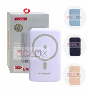 Carregador Powerbank por Indução MagSafe 10000mAh KA-9919 - Kapbom