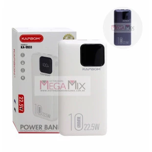 Carregador Portátil Powerbank 10000mAh KA-9933 - Kapbom