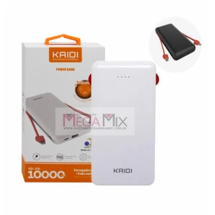 Carregador Portátil PowerBank 10000mAh  KD-231 - Kaidi