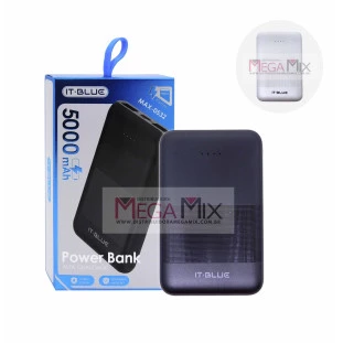 Carregador Portátil PowerBank 5000mAh MAX-0532 - It-Blue