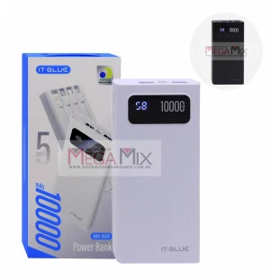 Carregador Portátil PowerBank 10.000mAh MAX-0560 - It-Blue