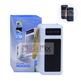 Carregador Portátil Powerbank 30.000mAh MAX-0563 - It Blue