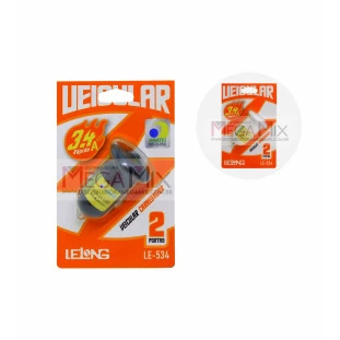 Carregador Veicular com 2 USB 3.4A LE-534 - Lelong