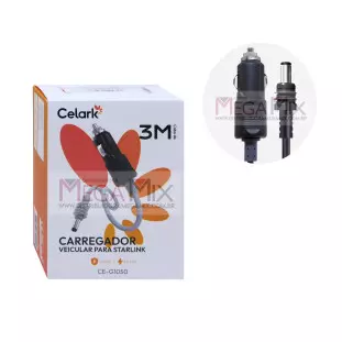 Carregador Veicular para Starlink 3A 3M CE-G1050 - Celark