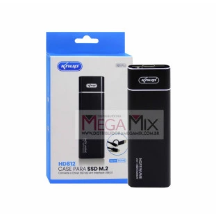 Case Externo SSD M.2 USB 3.1 NGFF/NVME KP-HD812 - Knup
