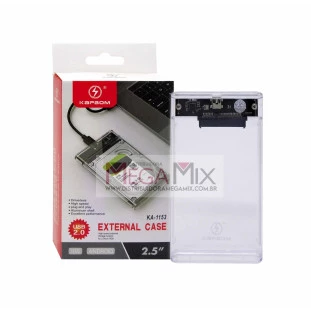 Case Externo para HD 2,5'' Sata V3 KA-1153 - Kapbom