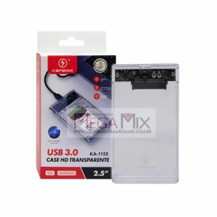 Case Externo para HD 2,5'' Sata USB 3.0 KA-1155 - Kapbom