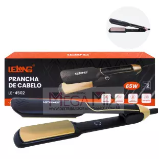 Prancha Alisadora e Modeladora de Cabelo (BIVOLT) LE-4502 - Lelong