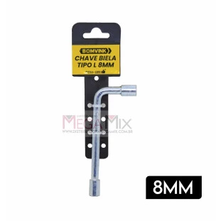 Chave Biela Tipo L 8mm BOM-1211 - Bomvink