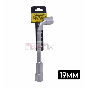 Chave Biela Tipo L 19mm Vazada BOM-1222-8 - Bomvink