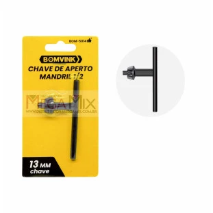 Chave de Aperto Mandril 1/2 13MM BOM-5014 - Bomvink