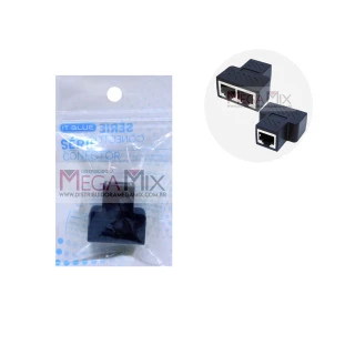 Conector de Rede RJ45 1x2 LE-5515 - It-Blue 