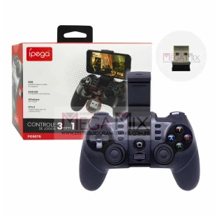Controle Joystick Bluetooth para Android/IOS PG-9076 - IPEGA