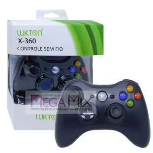 Controle Xbox X-360 sem Fio YKQ-109 - Lukton