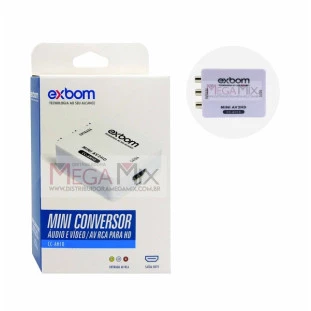 Adaptador Conversor AV para HDMI 1080P CC-AH10 (2601) - Exbom
