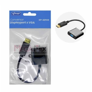 Adaptador Displayport para VGA KP-AD144 - Knup