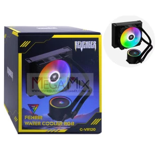 Water Cooler RGB Fenrir para Intel e AMD 120mm G-VR120 - Revenger