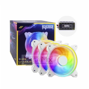 Kit 3 Coolers para Gabinete com Controle G-VR334K - Revenger