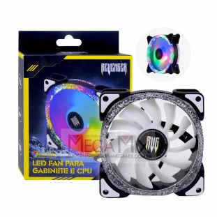 Cooler para Gabinete e CPU com Led RGB 1500RPM G-VR350 - Revenger