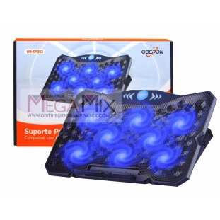 Suporte para Notebook com Cooler 8 Fans OR-SP252 - Oberon