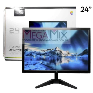 Monitor LED HDMI/VGA 24'' D-MN004 - MNBox