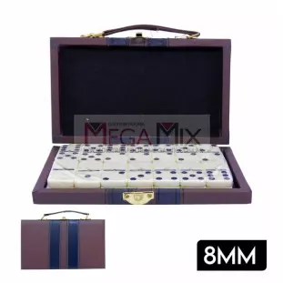 Dominó de Osso 8mm 28 Peças LKN-5008A - Luatek