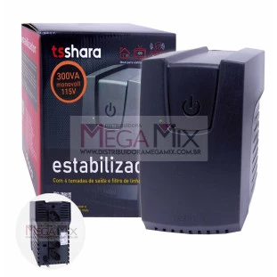 Estabilizador 300VA Monovolt 110V -  Ts Shara