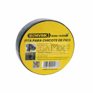Fita Isolante de Tecido Para Chicote 1.9cm x 15m BOM-1340 - Bomvink