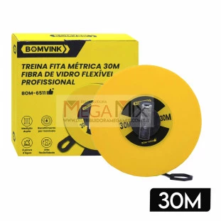 Trena/Fita Métrica 30M BOM-6511 - Bomvink