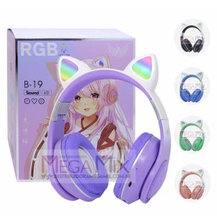Fone de Ouvido Bluetooth Orelha de Gato B-19H - Altomex