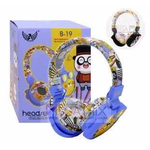 Fone Bluetooth Infantil B-19S - Altomex 