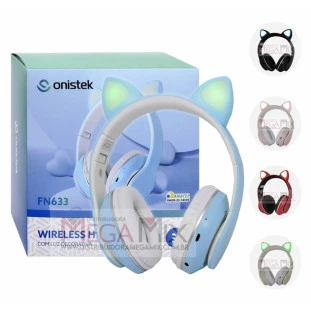 Fone de Ouvido Orelha de Gato Bluetooth ON-FN633 - Onistek