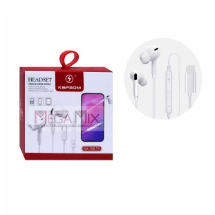 Fone de Ouvido com Microfone Tipo C KA-758-TY - Kapbom