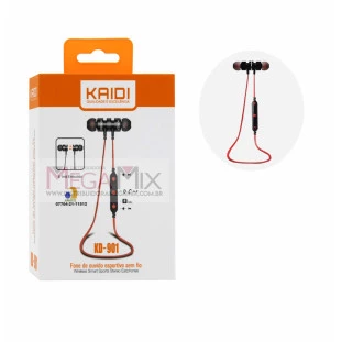 Fone de Ouvido Bluetooth Esportivo KD-901 - Kaidi