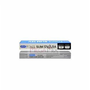 Fonte Chaveada Slim 12v/1.5A KP-CA568 - Knup