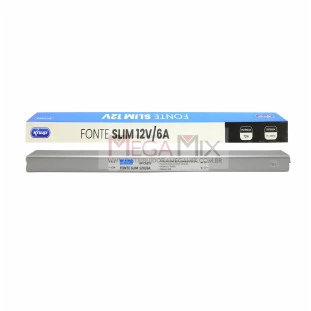 Fonte Chaveada Slim 12v/6A KP-CA573 - Knup
