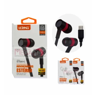 Fone de Ouvido Tipo C com Microfone LE-0201C - Lelong