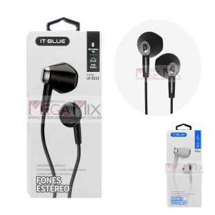 Fone de Ouvido com Microfone LE-0212 - It-Blue