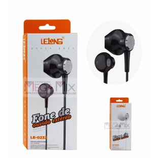 Fone de Ouvido c/Microfone LE-0232 - Lelong