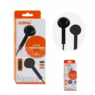 Fone de Ouvido com Microfone LE-0236 - Lelong