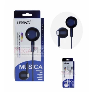 Fone de Ouvido com Microfone LE-0238 - Lelong