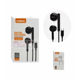 Fone de Ouvido com Microfone Tipo C LE-0261 - Lelong