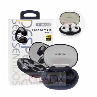 Fone de Ouvido Bluetooth Condução Óssea LE-2425 - It-Blue
