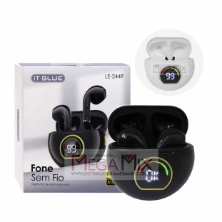 Fone de Ouvido Bluetooth LE-2449 - It-Blue