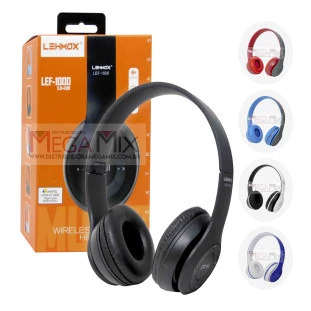 Fone de Ouvido Headphone Bluetooth LEF-1000 - Lehmox