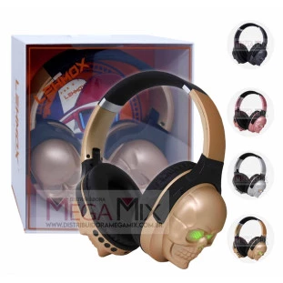 Fone de Ouvido Bluetooth (CAVEIRA) LEF-1023A - Lehmox