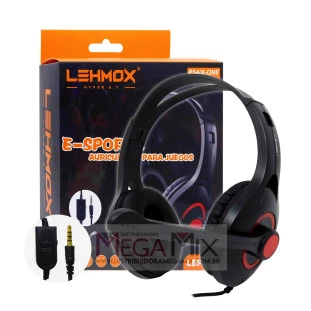 Fone de Ouvido Headset Gamer (P3) LEF-1051 - Lehmox
