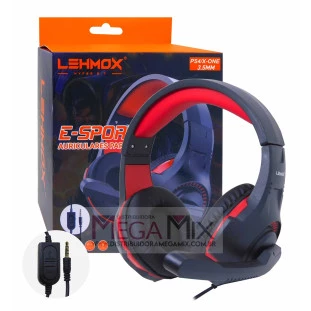 Fone de Ouvido Headset Gamer PS4/X-One LEF-1212 - Lehmox